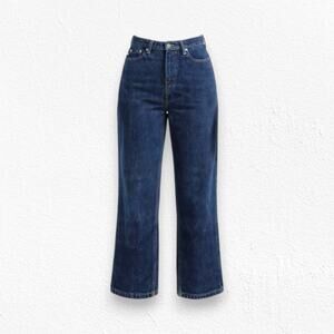 90s Vintage Polo Ralph Lauren Saturday Y2K Dark Wash Straight Jeans Size 4